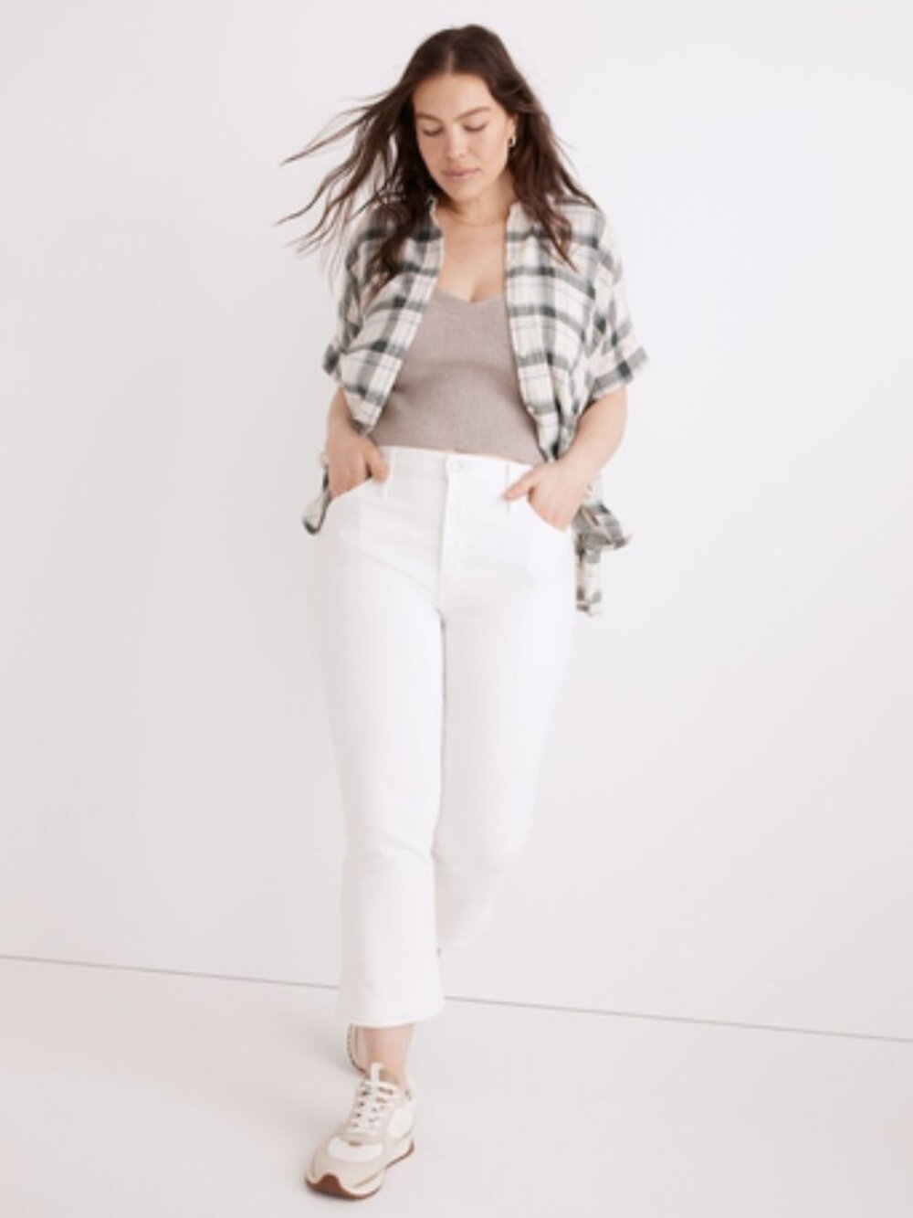 Madewell Cali Denim Boot.29. White ,Hemmed.new.